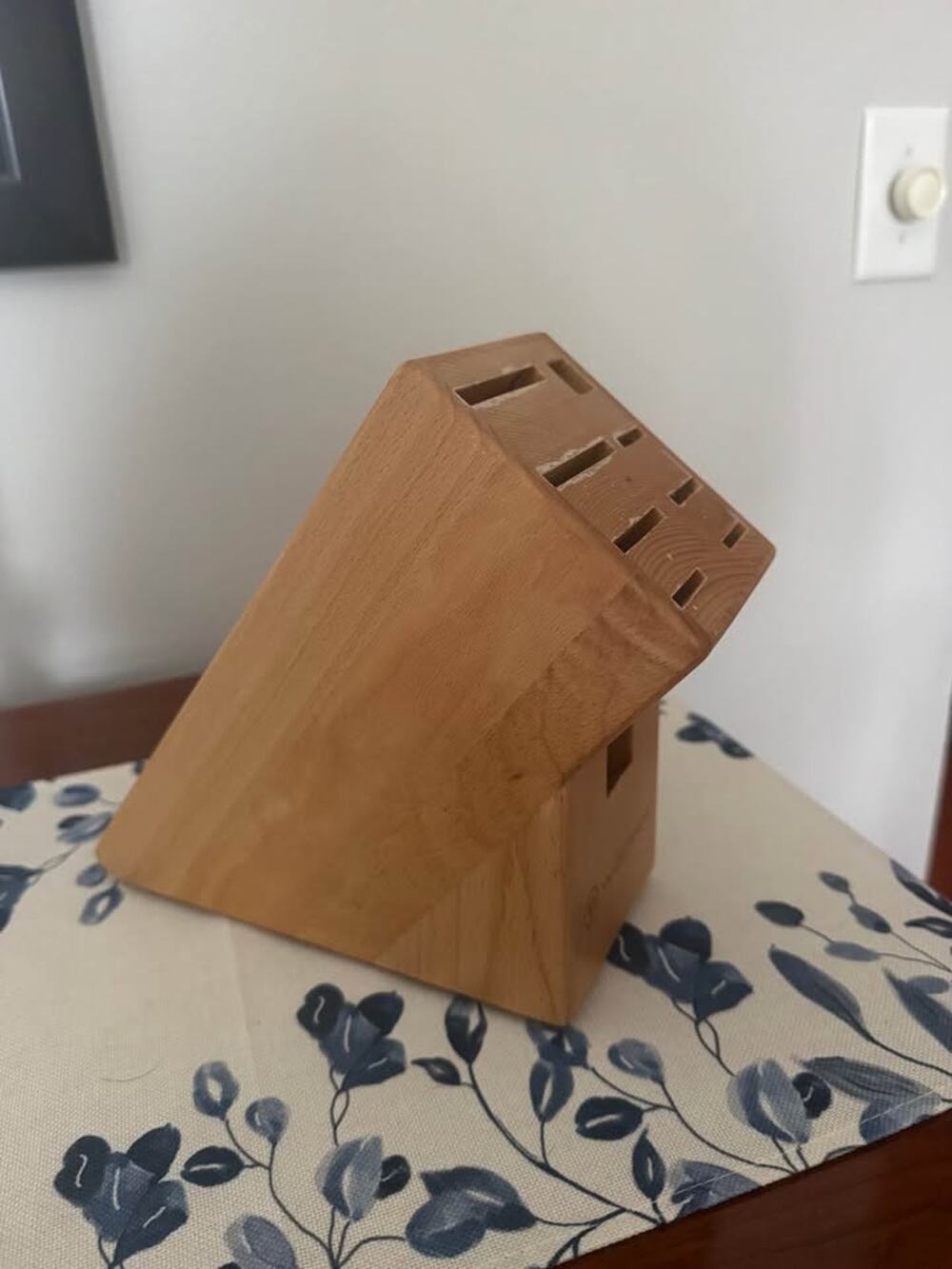 9 Slot Wüsthof Beechwood Knife Block